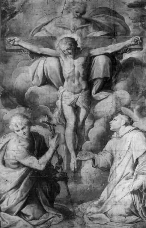 Trinità con Santo Stefano e San Giovanni Battista - Pinacoteca Ambrosiana, Milano